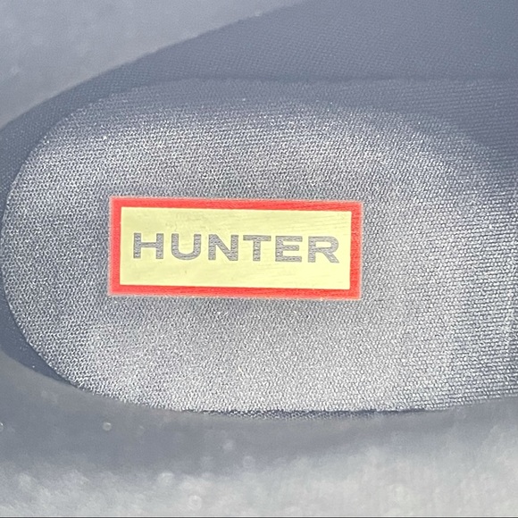 Hunter Black Matte Low Ankle Rain Boots. - Picture 8 of 14